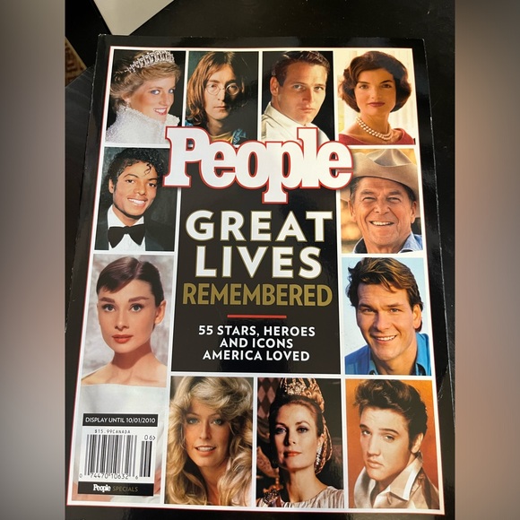 People Magazine Great Lives Remembered 55 stars heroes and icons America loved - Picture 1 of 1